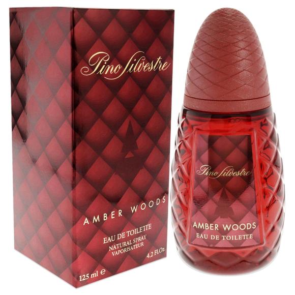 Amber Woods by Pino Silvestre for Men - 4.2 oz EDT Spray - Picture 2 of 3